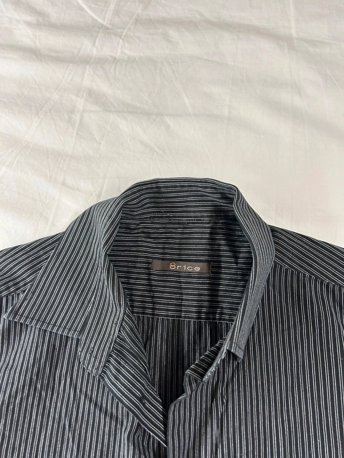 Chemise vintage brice grise – photo 6